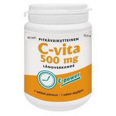 C-vita 500 mg pitkävaikutteinen 90tbl