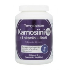 Karnosiini 500 mg+E-vitam+Sinkki 60kps