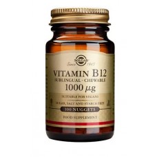 B12 vitamiini 1000 mcg 100 nuggetts Solgar