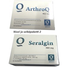 Nivel ja selkäpaketti 2, Seralgin + ArthroQ - QMedi