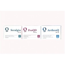 Nivel ja selkäpaketti 1, ProQD + Seralgin + ArthroQ - QMedi