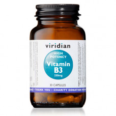 Viridian vahva B3-Vitamiini 250mg 30kps
