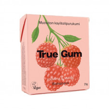 True Gum purukumi Vadelma&Vanilja 21g