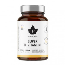 Super D-vitamiini 100mcg 120kaps