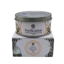 Candle Purification Aromatherapy Gemstone White Sage 70g