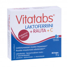 Vitatabs Laktoferriini + Rauta + C 40kaps