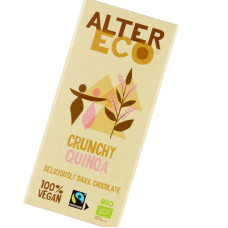 Alter Eco crunchy quinoa suklaa