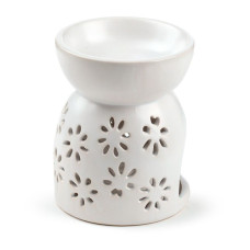 Aroma, keraaminen, vaalea aromalyhty aromaterapiaan