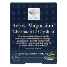 Active Magnesium Glysinaatti / glysinat 60 tabl.