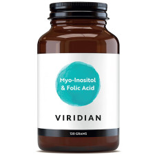 Viridian Myo-Inositoli & Foolihappo jauhe 120 g Viridian Myo-Inositoli & Foolihappo jauhe 120 g