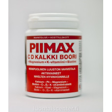 Piimax C D Kalkki Boori + Magnesium + K-vitamiini + Biotiini 300tbl